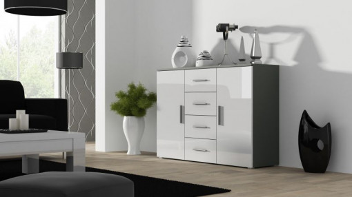 COMODA LIVING UNI GRI/ALB DESIGN MODERN CM