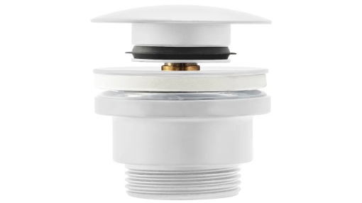 DOP LAVOAR REA UNIVERSAL, CU CLICK CLACK, ALB MAT, DIN ALAMA, CALITATE SUPERIOARA
