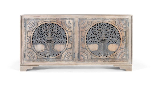 DULAP 180CM, 2180, LEMN DE MANGO, SCULPTAT MANUAL, ARTIM GROUP SELECTION