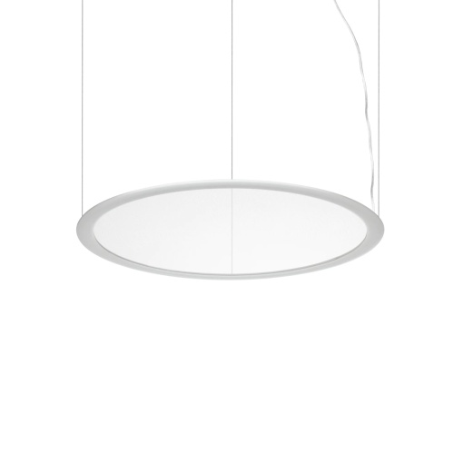 LUSTRA ORBIT SP D63, 63CM, ALB MAT, DIN ALUMINIU SI ACRIL, STIL MODERN