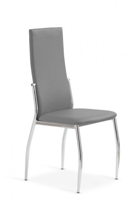 SCAUN DINING K3 GRI/CROM STIL MODERN HALMAR