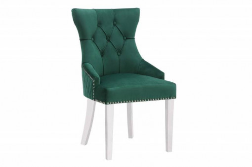 SET 2 SCAUNE, DESIGN CLASIC, CASTLE DE LUXE, VERDE SMARALD, ARTIM GROUP SELECTION