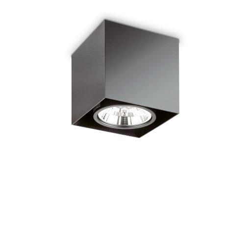 SPOT MOOD PL1 D15 SQUARE, NEGRU, DIN METAL, STIL MODERN
