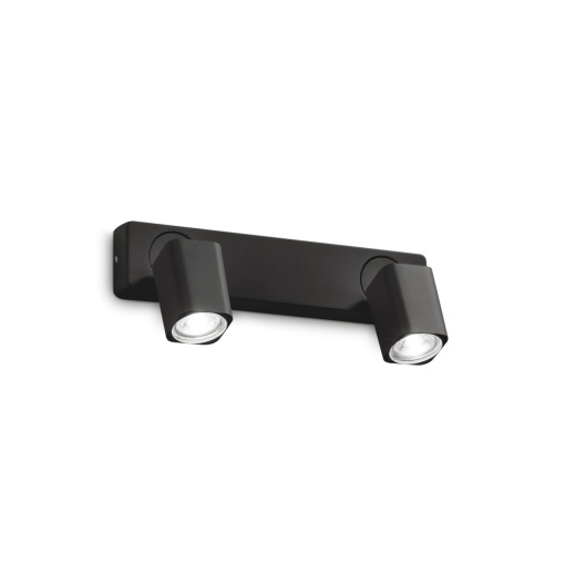 APLICA RUDY AP2 SQUARE, NEGRU, DIN ALUMINIU, STIL MODERN
