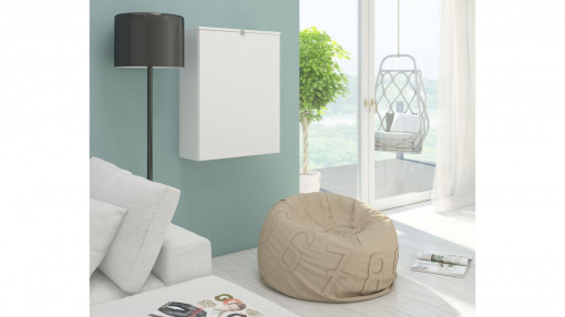 BIROU ALB MAT HIDE - DESIGN MODERN