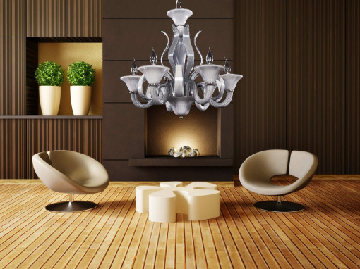 CANDELABRU MODERN MONTANER W6 GRI DESIGN DEOSEBIT