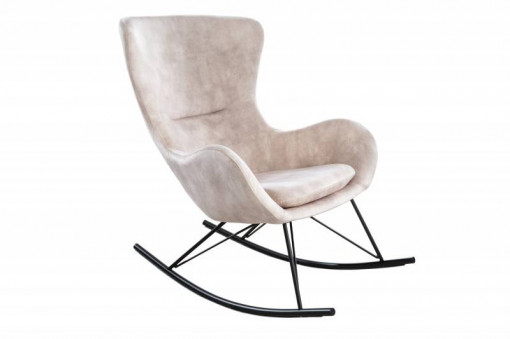 FOTOLIU MODERN BALANSOAR, SCANDINAVIA, CATIFEA SAMPANIE/NEGRU, DESIGN EXCLUSIVIST, ARTIM GROUP