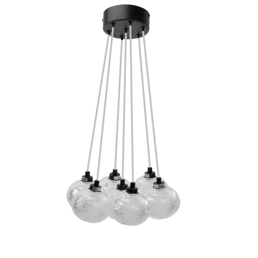 Lampă suspendată MS020-7CP Black