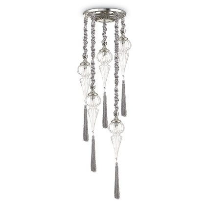 LUSTRA/PLAFONIERA DESIGN CLASIC, HAMMAM SP5, ARGINTIE, IDEAL LUX