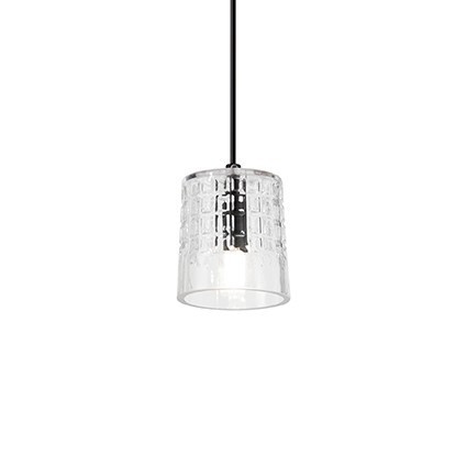 PENDUL COGNAC- 1 SP1, TRANSPARENT, DESIGN DECORATIV, IDEAL LUX