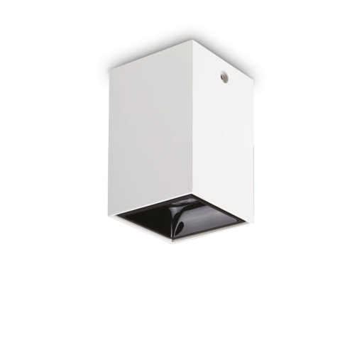 SPOT NITRO PL SQUARE D07, ALB, DIN ALUMINIU, STIL MODERN