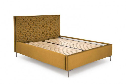 TABLIE PAT, MODULO W2 160, GALBEN MUSTAR, MONOLIT 48, TAPITATA IN CATIFEA