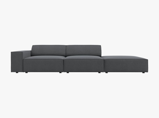 CANAPEA JODIE, DREAPTA, 3 LOCURI, 262 CM, DIVERSE CULORI SI MATERIALE, DESIGN DEOSEBIT