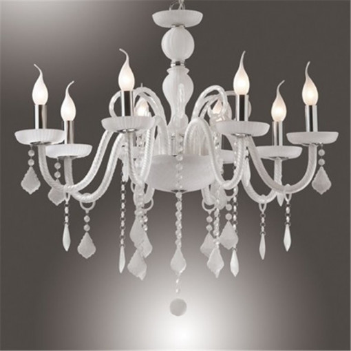 CANDELABRU CLASIC CRISTAL REALIZAT MANUAL GIUDECCA SP8 SATINATO