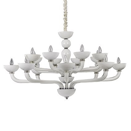 CANDELABRU EXCLUSIVIST CASANOVA SP16, ALB, DESIGN MODERN, IDEAL LUX