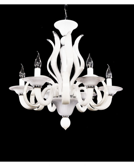 CANDELABRU MODERN MONTANER W6 ALB DESIGN DEOSEBIT