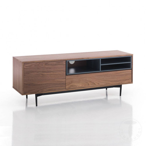 COMODA TV 152CM, PIET, COD 3641, STIL MODERN, REALIZATA DIN MDF SI SUPORT DE METAL
