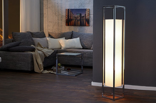 LAMPADAR AGAPUNE ALB/CROM 10878 DESIGN MODERN