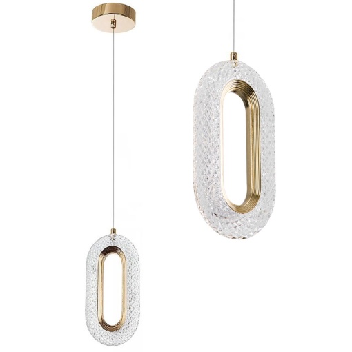 Lustră cu Cristale Suspendată G113-1CP GOLD