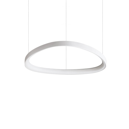 LUSTRA GEMINI SP D061 DALI/PUSH, 61CM, ALB, DIN METAL SI POLICARBONAT, STIL MODERN