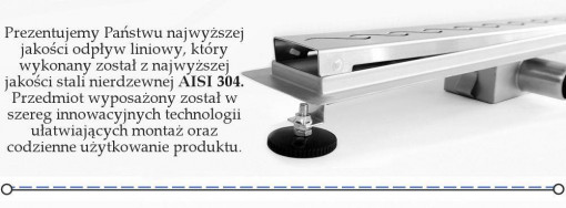 RIGOLA DUS, REA LINE 2, 100 CM, DESIGN ATRACTIV, CALITATE SUPERIOARA, REA