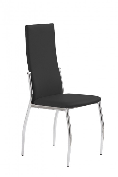 SCAUN DINING K-3 NEGRU/CROM STIL MODERN HALMAR