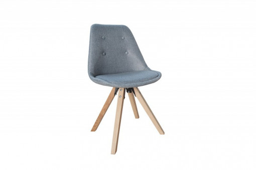 SET 4 SCAUNE GRI SCANDINAVIA 36273 DESIGN SCANDINAV