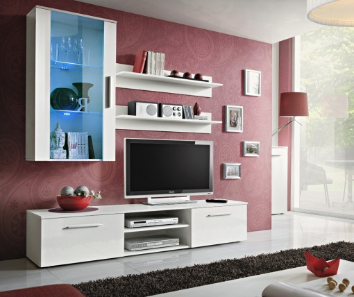 SET LIVING MODULAR CU LED GALINO E 23 WWH GE STIL MODERN ASM
