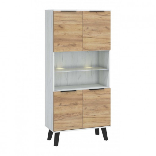 BIBLIOTECA SVEN 4D( SVN-10) DIVERSE VERSIUNI DIN PLACI LAMINATE SI LEMN VLD