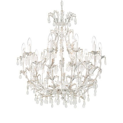 CANDELABRU PRELUCRAT MANUAL CASCINA SP10, ALB,, DESIGN CLASIC, IDEAL LUX