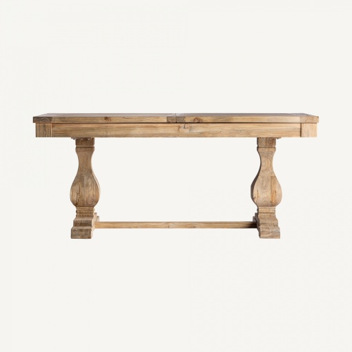 MASA DINING BERCA, MARO, REF. 28767, PRELUCRATA MANUAL, CONFECTIONATA DIN LEMN DE ULM RECICLAT, STIL RUSTIC