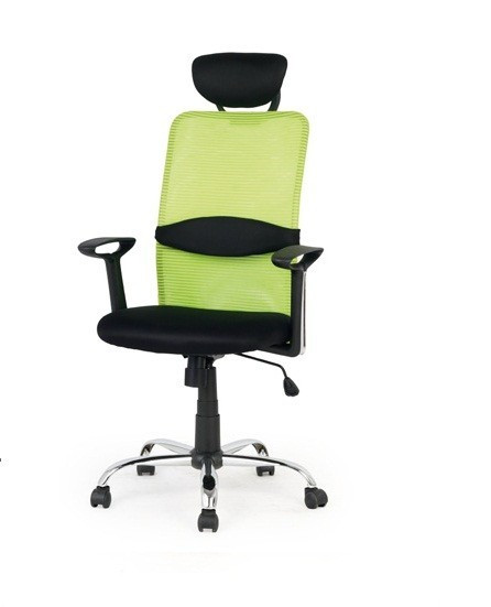 SCAUN OFFICE DANCAN NEGRU/VERDE LIME - HALMAR