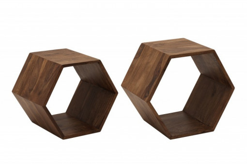 SET 2 MASUTE DE CAFEA, LEMN MASIV, DESIGN VINTAGE, ARTIM GROUP SELECTION