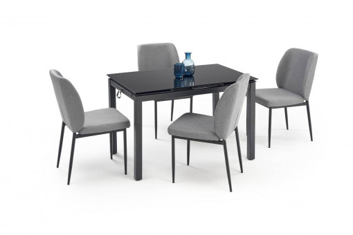 SET DINING - MASA EXTENSIBILA JASPER, 110/170 CM+ 4 SCAUNE , STIL MODERN