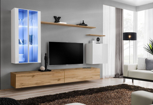 SET LIVING MODULAR CU LED SWITCH 12, WWT SW12, STIL MODERN, ASM