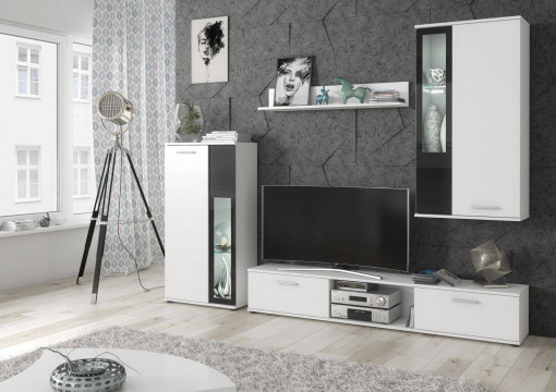 SET MODULAR LIVING WOW, CU ILUMINARE LED, WS WOW, STIL MODERN, ASM