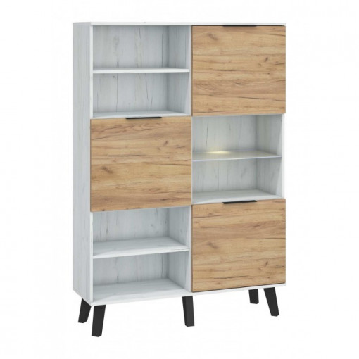 BIBLIOTECA SVEN 09 DIVERSE VERSIUNI DIN PLACI LAMINATE SI LEMN VLD