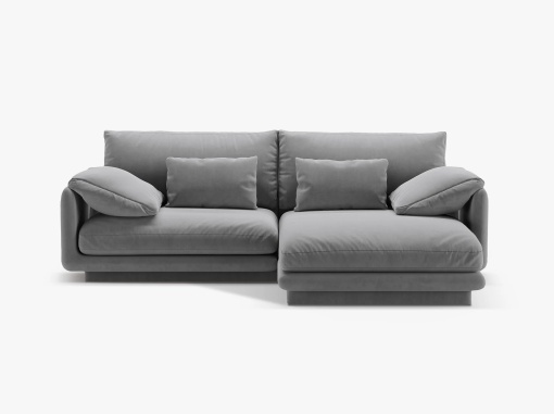 COLTAR TORINO, DREAPTA, 3 LOCURI, 220 CM, DIVERSE CULORI SI MATERIALE, DESIGN DEOSEBIT