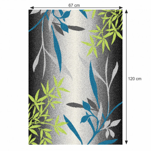 Covor, model frunze, multicolor, 67x120, TASNIM, 0000268542