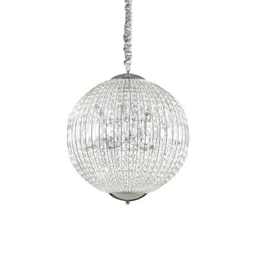 LUSTRA LUXOR SP8, CROM, DIN CRISTAL, STIL MODERN