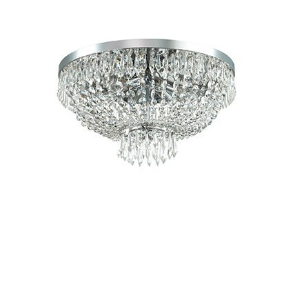 PLAFONIERA CAESAR PL6, CROM, DESIGN CLASIC, IDEAL LUX