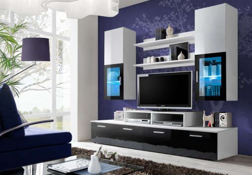 SET LIVING MODULAR CU LED MINI , WZ MI, STIL MODERN, ASM
