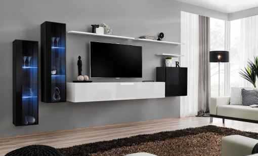 SET LIVING MODULAR CU LED SWITCH 11, ZW SW11, STIL MODERN, ASM
