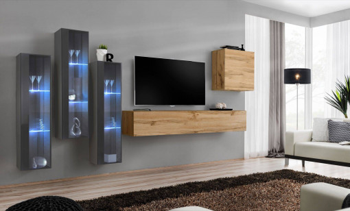 SET LIVING MODULAR CU LED SWITCH 13, GWT SW13, STIL MODERN, ASM