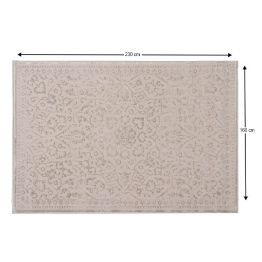 Covor 160x230 cm, crem/model, ROHAN, 0000194649