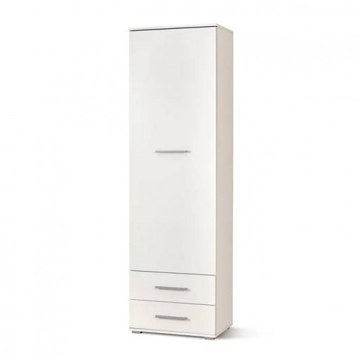 DULAP LIMA REG-1, ALB, DIN PAL MELAMINAT, STIL MODERN