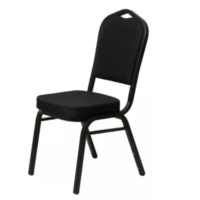 SCAUN PENTRU SALA EVENIMENTE/CONFERINTA, NEGRU/NEGRU, DIN OTEL SI SPUMA POLIURETANICA, ARTIM GROUP SELECTION