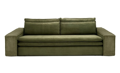 CANAPEA EXTENSIBILA SENSE, CU FUNCTIE DE DORMIT, GRUPA II, CONFECTIONATA DIN METAL, SPUMA POLIURETANICA SI TEXTIL, STIL MODERN