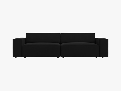 CANAPEA JODIE, 3 LOCURI, 204 CM, DIVERSE CULORI SI MATERIALE, DESIGN DEOSEBIT