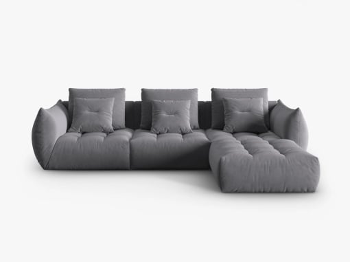 COLTAR MODULAR BLOOM DREAPTA, 4 LOCURI, 332 CM, DIVERSE CULORI SI MATERIALE, DESIGN DEOSEBIT